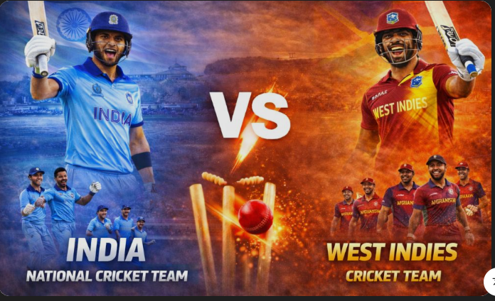 india national cricket team vs west indies cricket team match scorecard