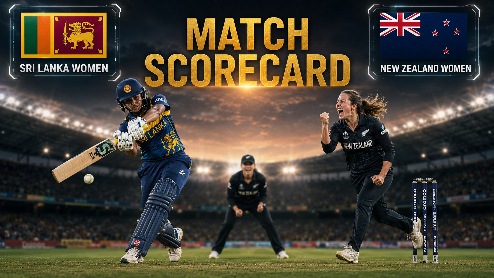 Sri Lanka Women Vs New Zealand Women's National Cricket Team Match Scorecard